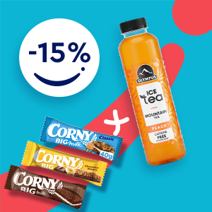 Image: Corny + 500 ml Olympus iced tea