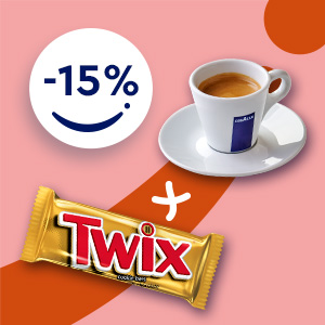 Изображение: Twix + Кафе Лаваца