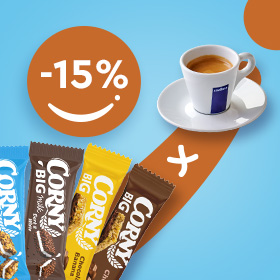 Изображение: Corny + кафе Лаваца